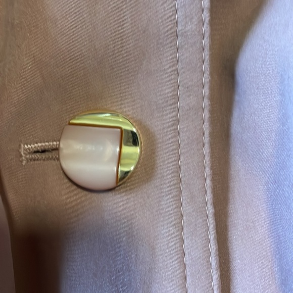 Vintage Valerie Steven’s petite mauve trench coat size 6P - Picture 6 of 7